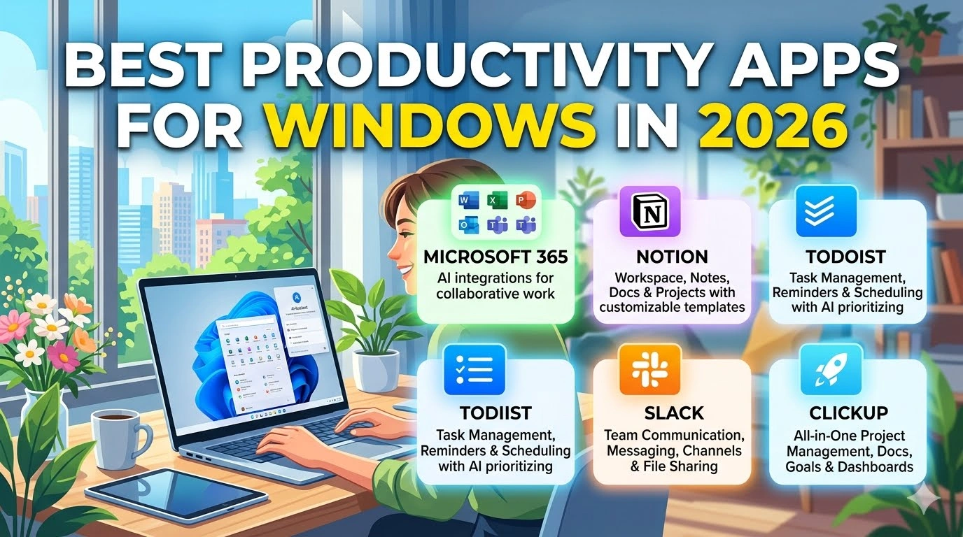 Best Productivity Apps for Windows in 2026