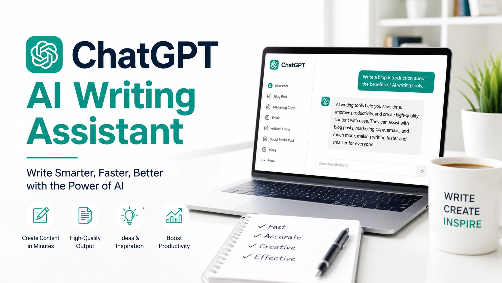 ChatGPT AI Writing Assistant for Content Creation