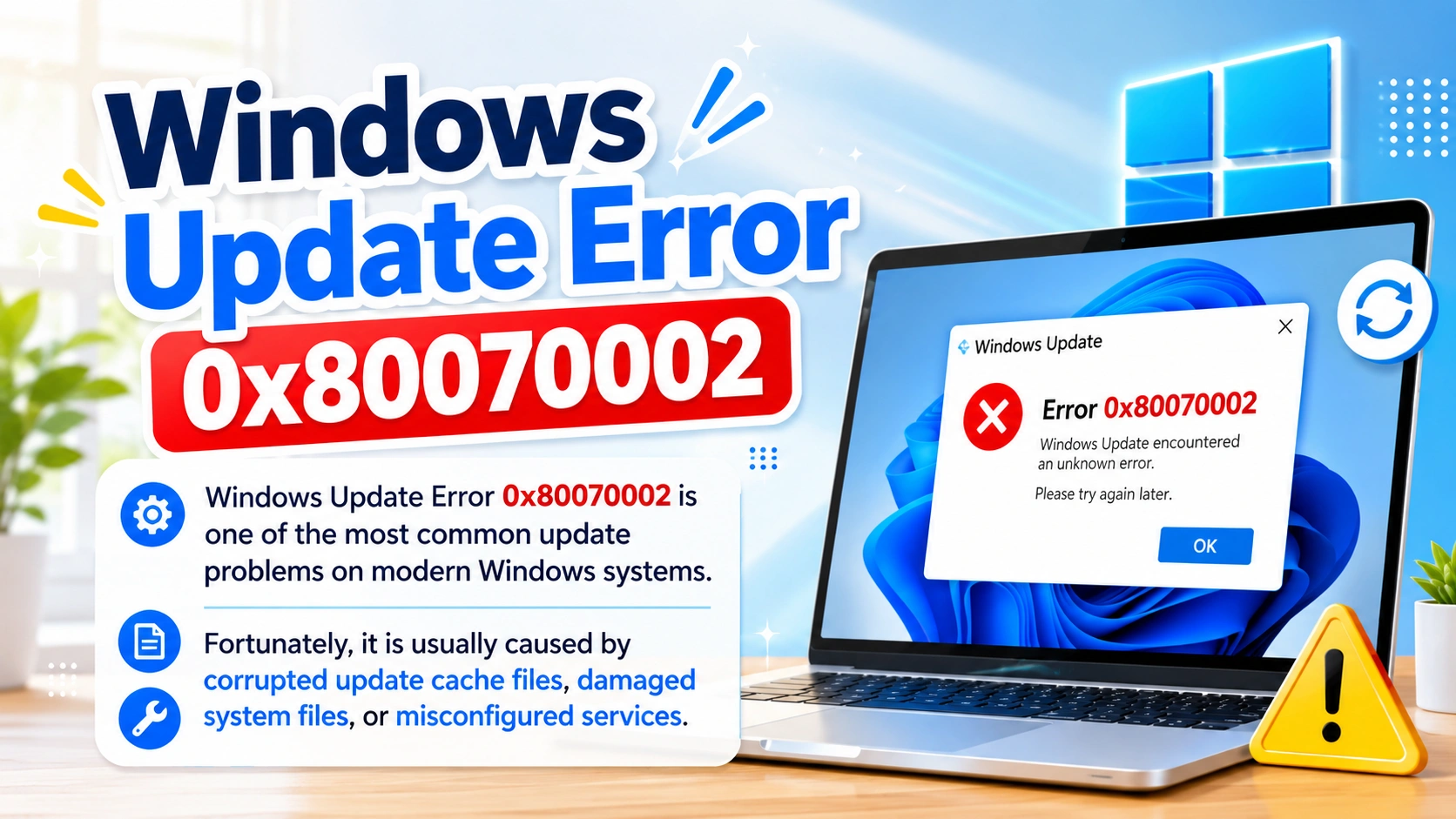 Fix Windows Update Error 0x80070002 on Windows 10 and 11