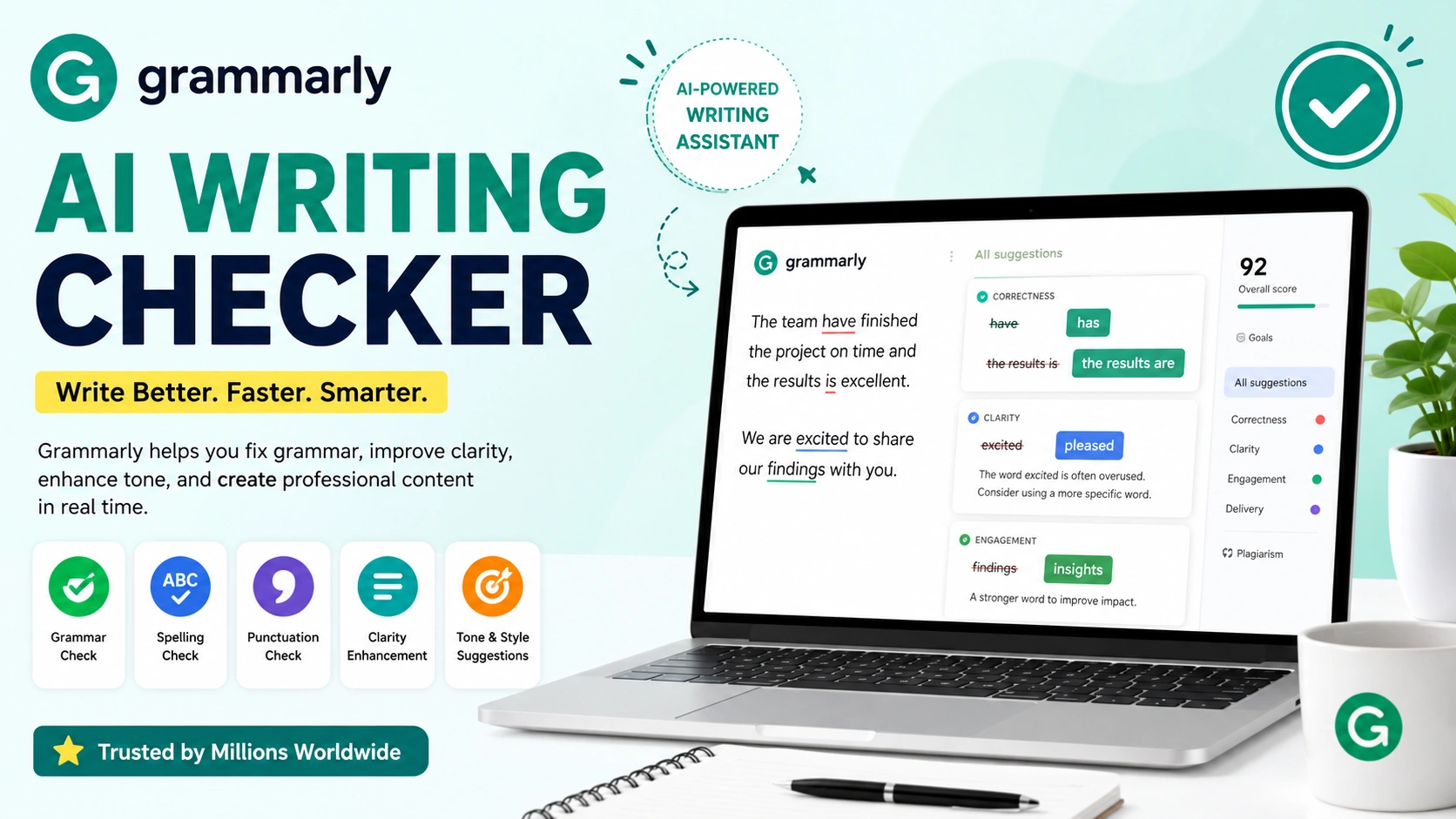 Grammarly AI Writing Checker: 10 Powerful Features