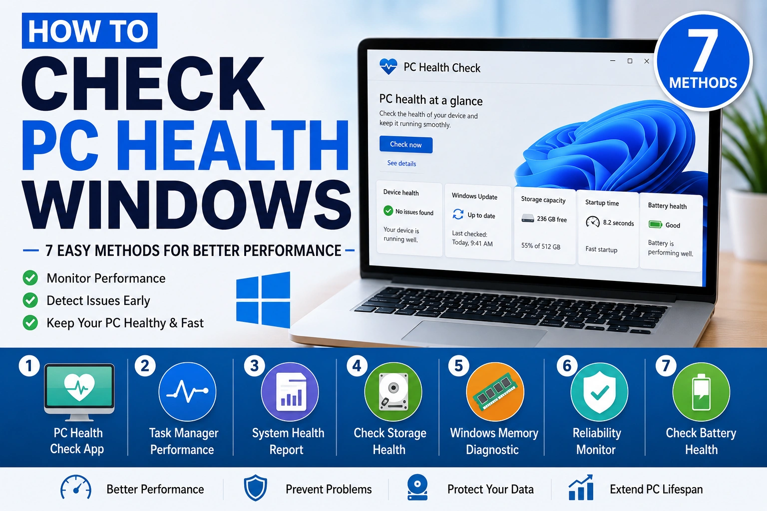 How to Check PC Health Windows: 7 Easy Ways to Optimize
