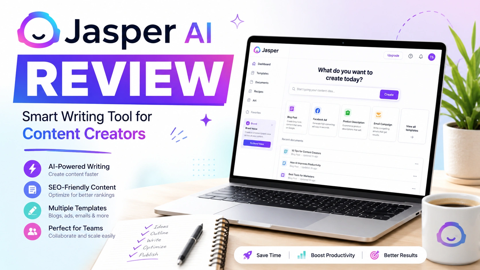 Jasper AI Review: Smart Writing Tool for Content Creators