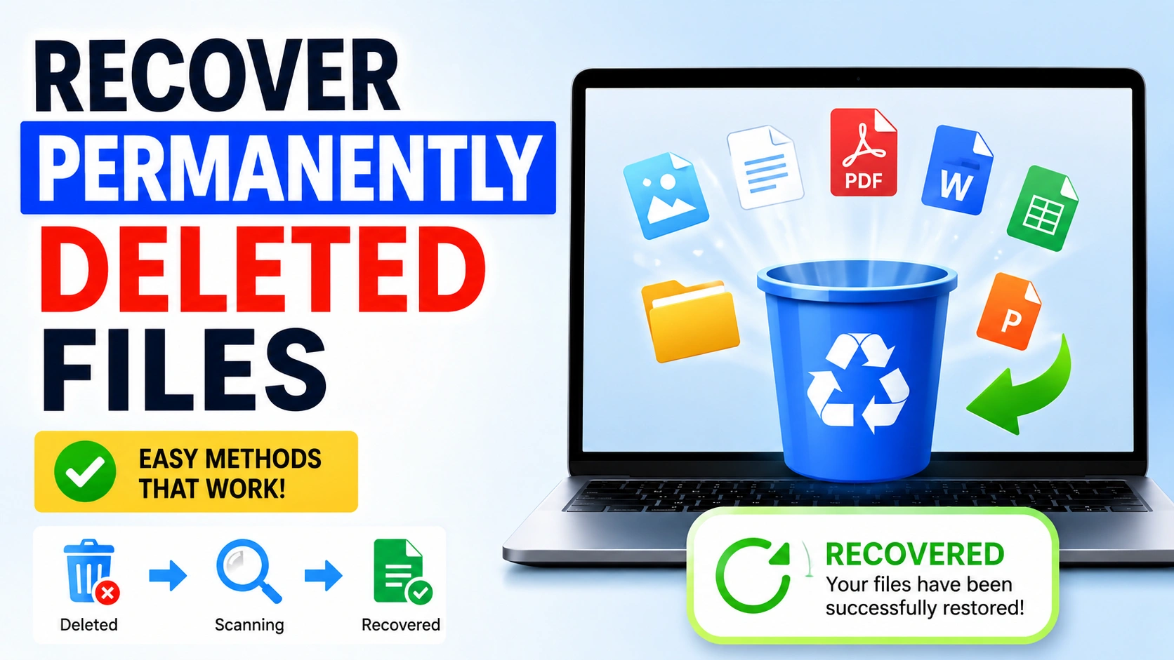 Recover Permanently Deleted Files: 10 Powerful Recovery Fixes