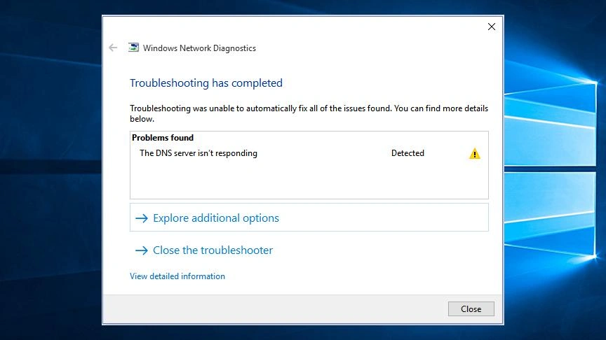 Fix DNS Server Not Responding Error in Windows 10 and 11 Fix DNS Server Not Responding Error in Windows 10 and 11