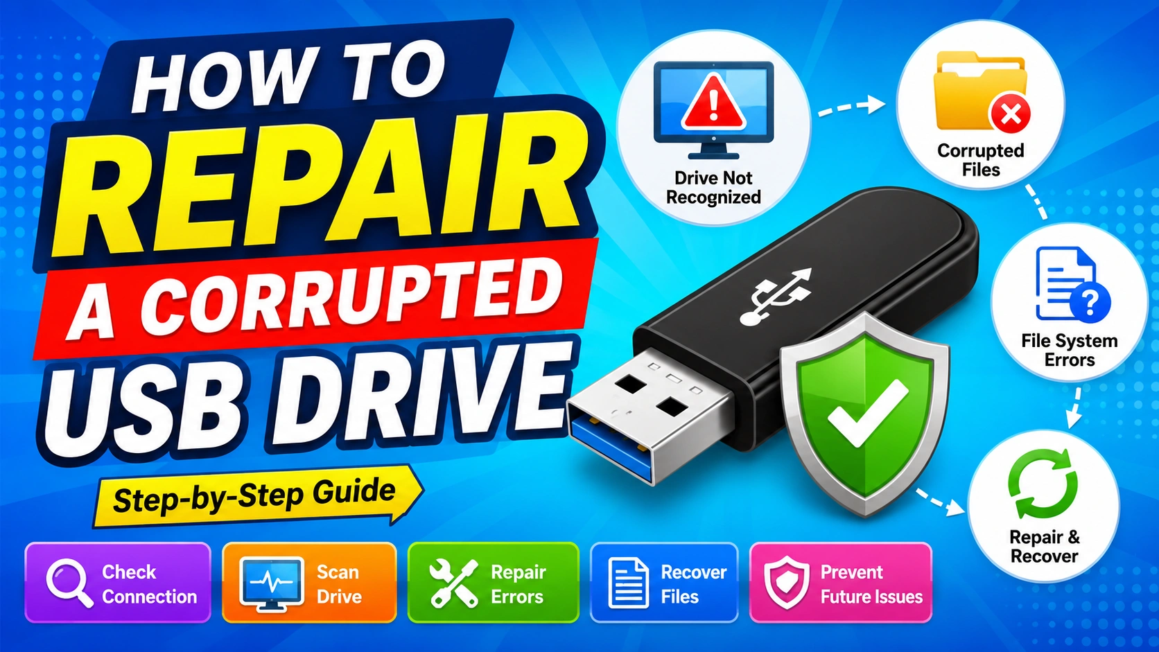 How to Repair a Corrupted USB Drive in Windows How to Repair a Corrupted USB Drive in Windows