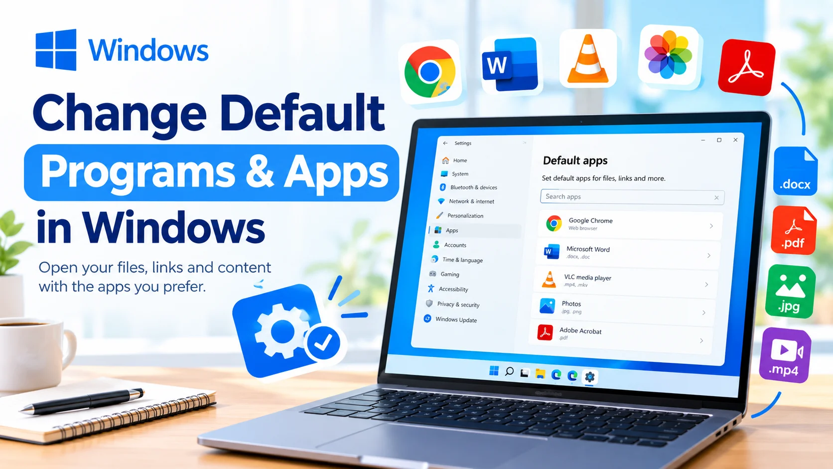 Change Default Programs and Apps in Windows