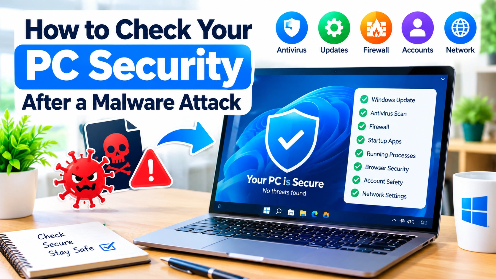 How to Check Your PC Security After a Malware Attack How to Check Your PC Security After a Malware Attack