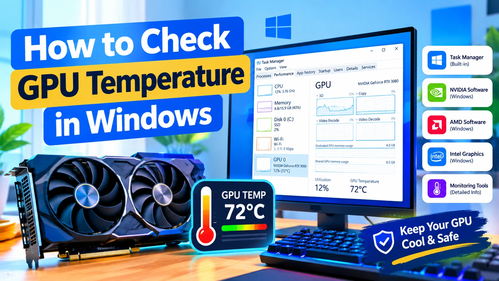 How to Check GPU Temperature in Windows How to Check GPU Temperature in Windows