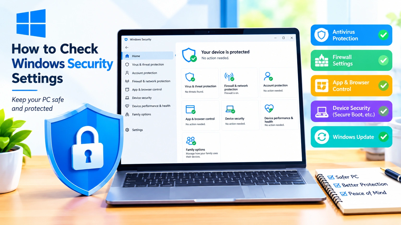 How to Check Windows Security Settings