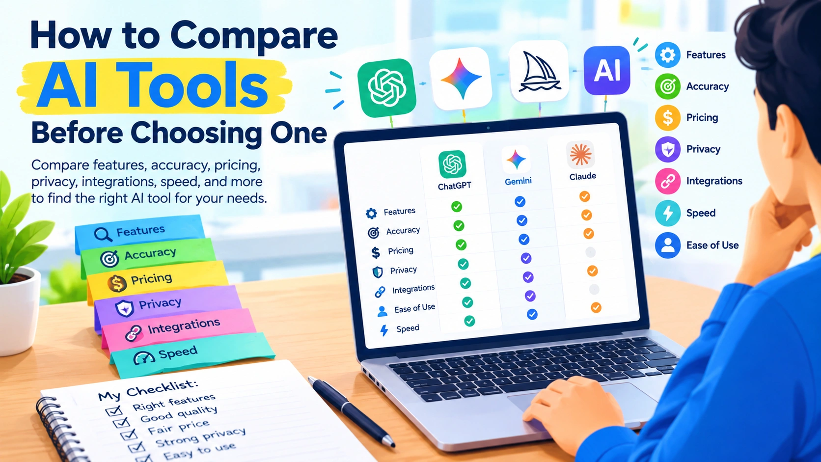 How to Compare AI Tools Before Choosing One How to Compare AI Tools Before Choosing One