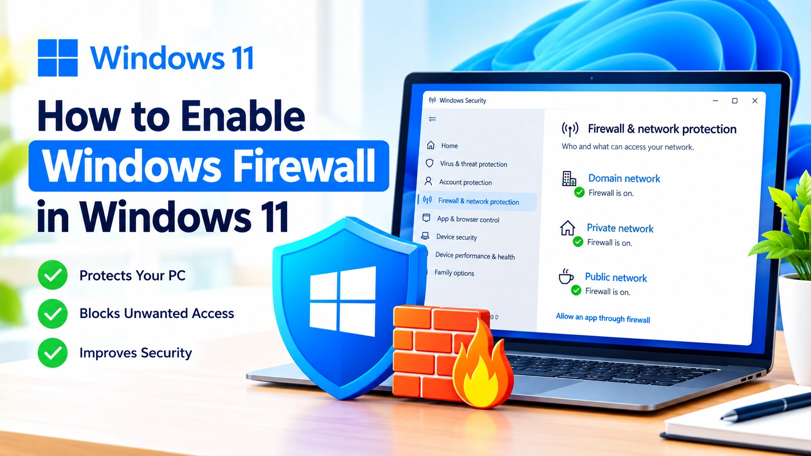 How to Enable Windows Firewall in Windows 11 How to Enable Windows Firewall in Windows 11