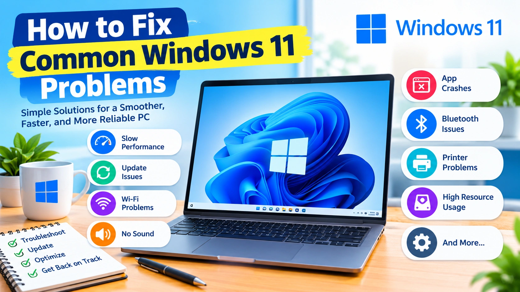How to Fix Common Windows 11 Problems How to Fix Common Windows 11 Problems