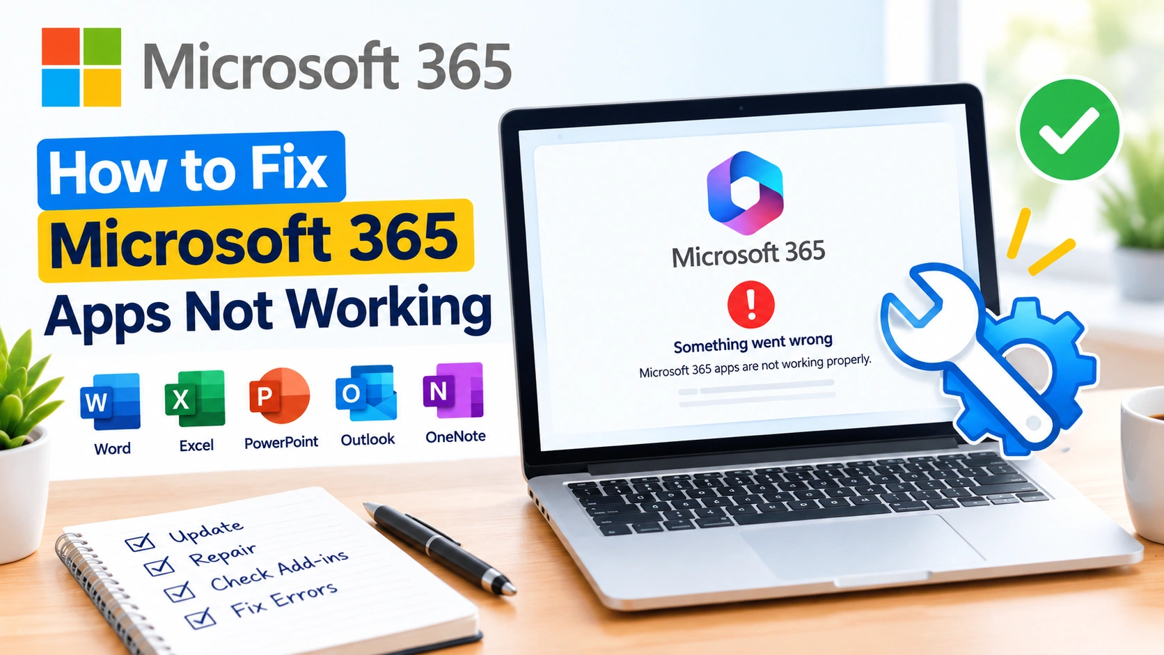 How to Fix Microsoft 365 Apps Not Working How to Fix Microsoft 365 Apps Not Working