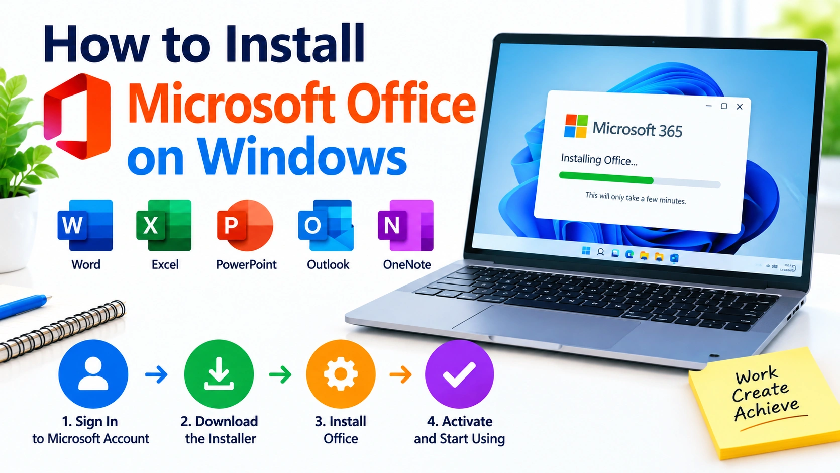 How to Install Microsoft Office on Windows How to Install Microsoft Office on Windows