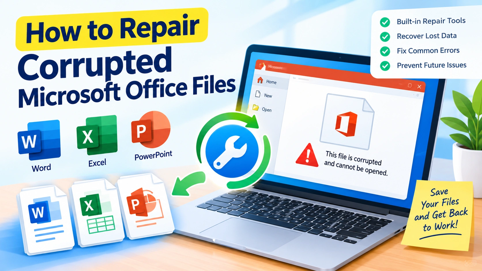 How to Repair Corrupted Microsoft Office Files