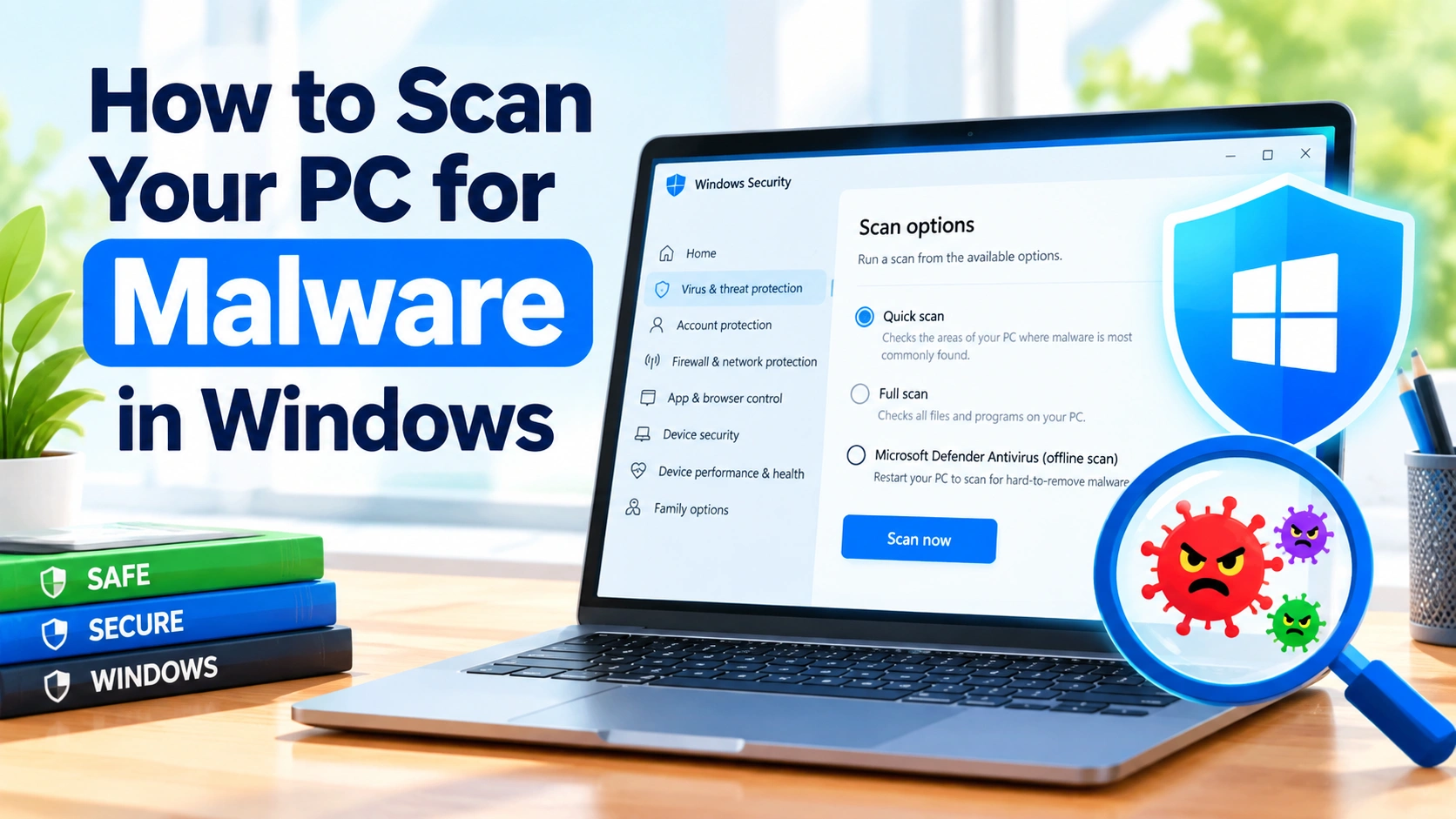 How to Scan Your PC for Malware in Windows How to Scan Your PC for Malware in Windows