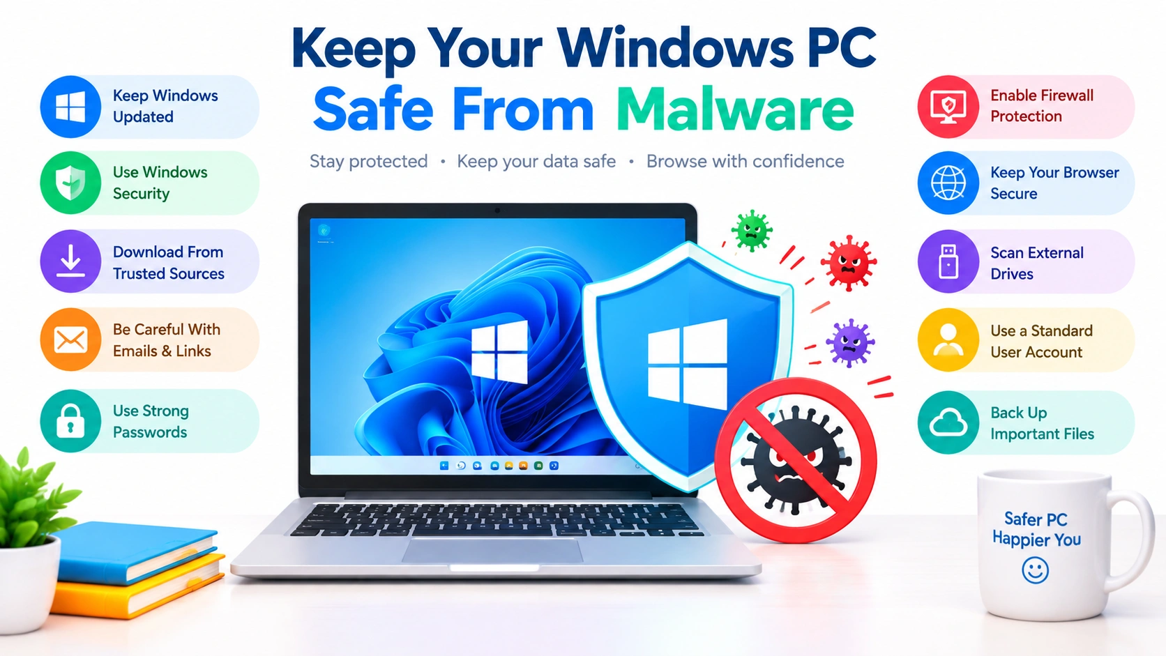 How to Secure Your Windows PC From Malware