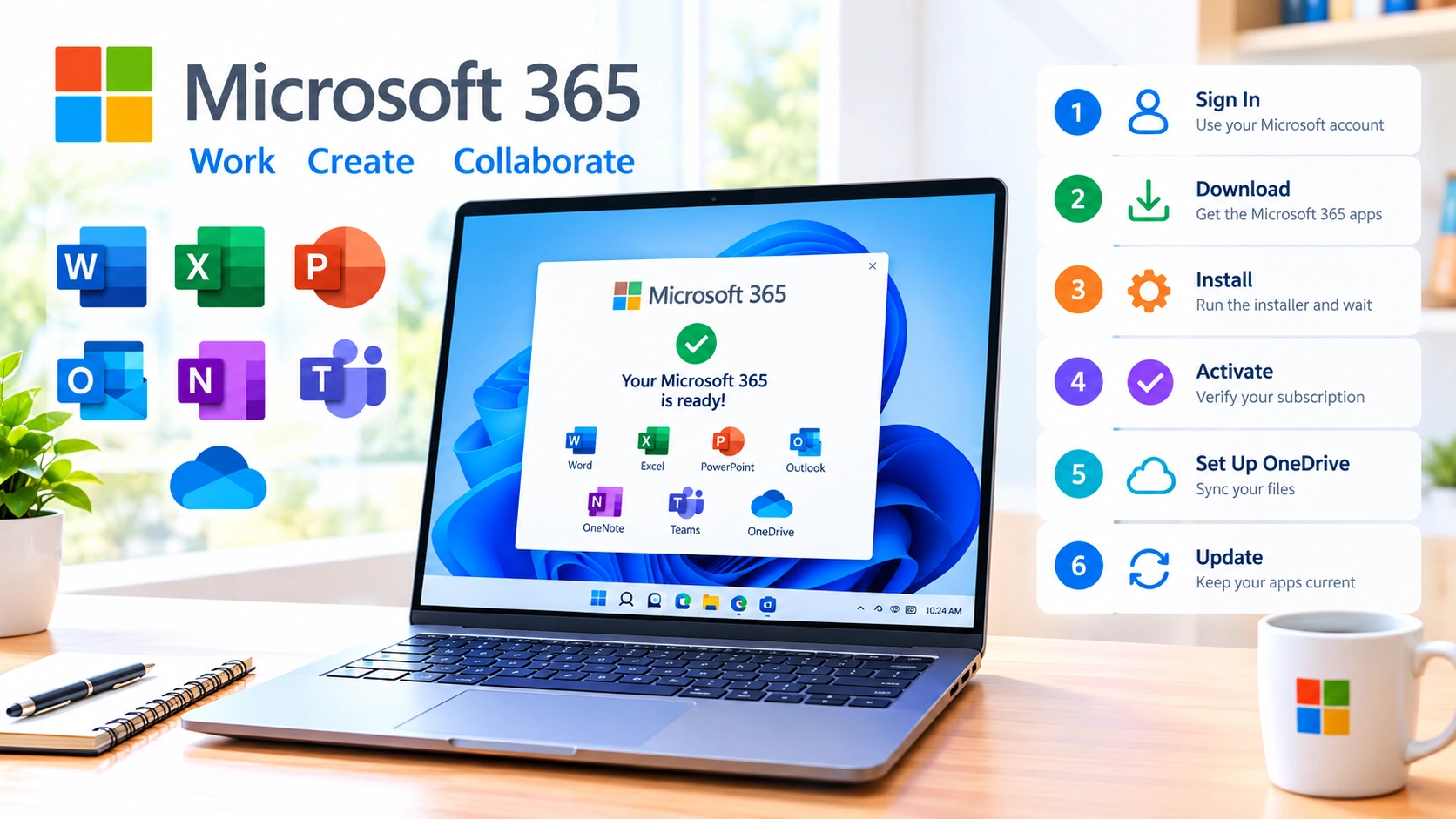How to Set Up Microsoft 365 on Windows How to Set Up Microsoft 365 on Windows
