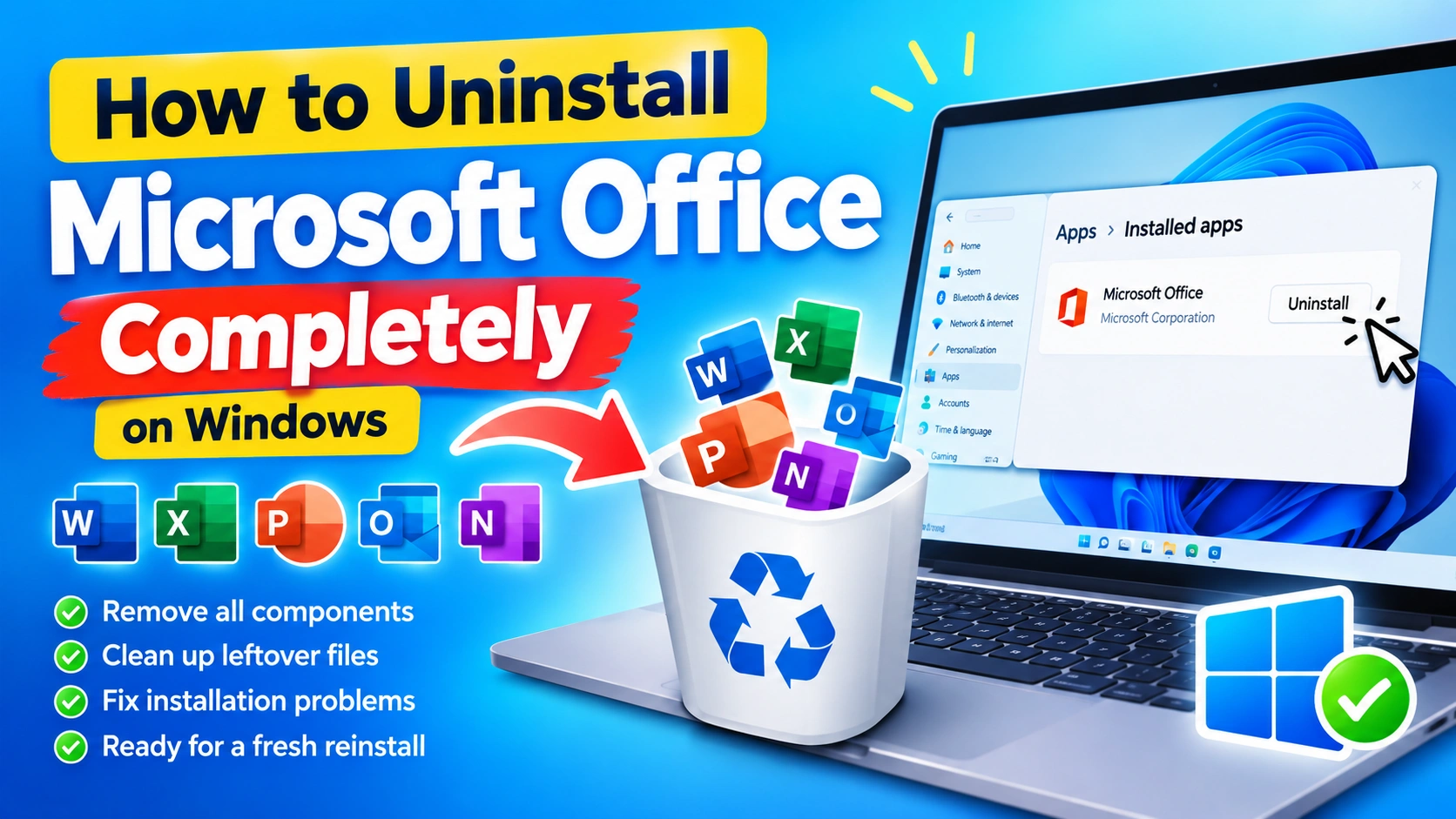 How to Uninstall Microsoft Office Completely on Windows How to Uninstall Microsoft Office Completely on Windows