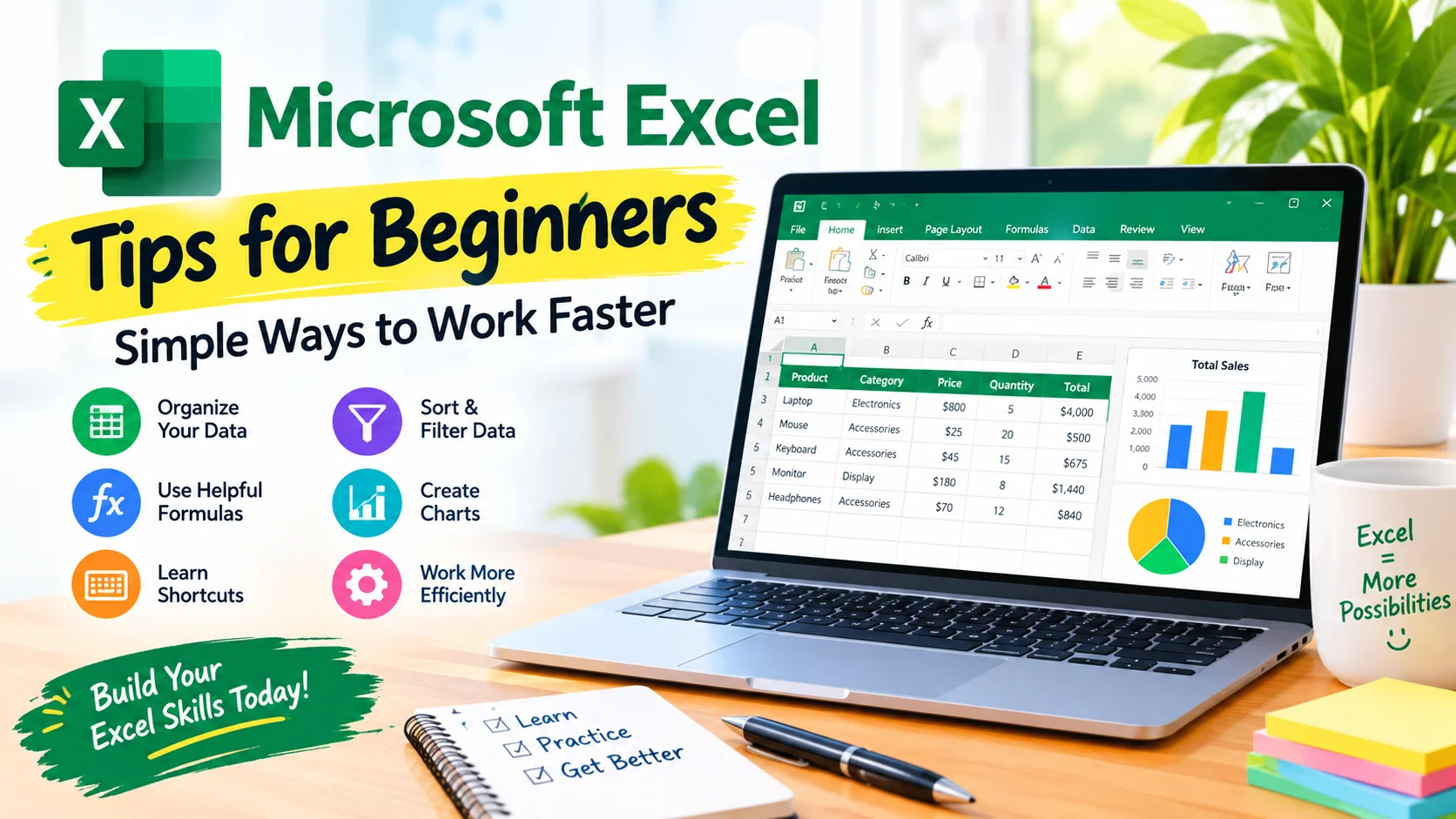 Microsoft Excel Tips for Beginners: Easy Tips to Work Faster