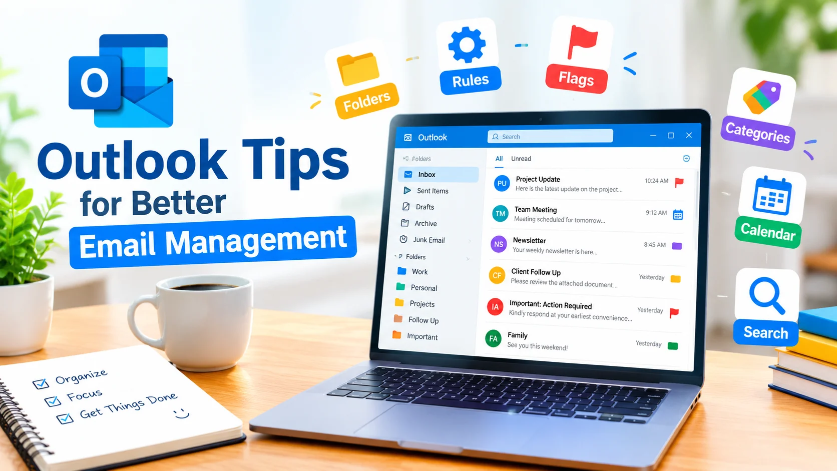 Outlook Tips for Better Email Management Outlook Tips for Better Email Management