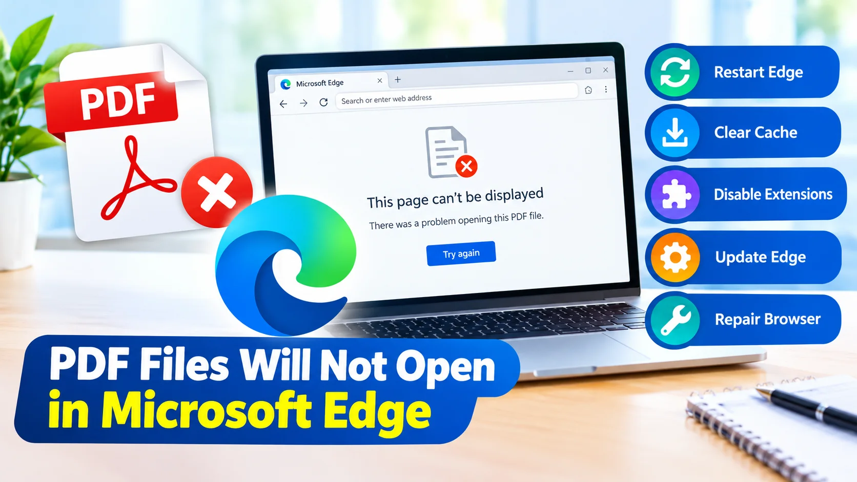 PDF Files Will Not Open in Microsoft Edge