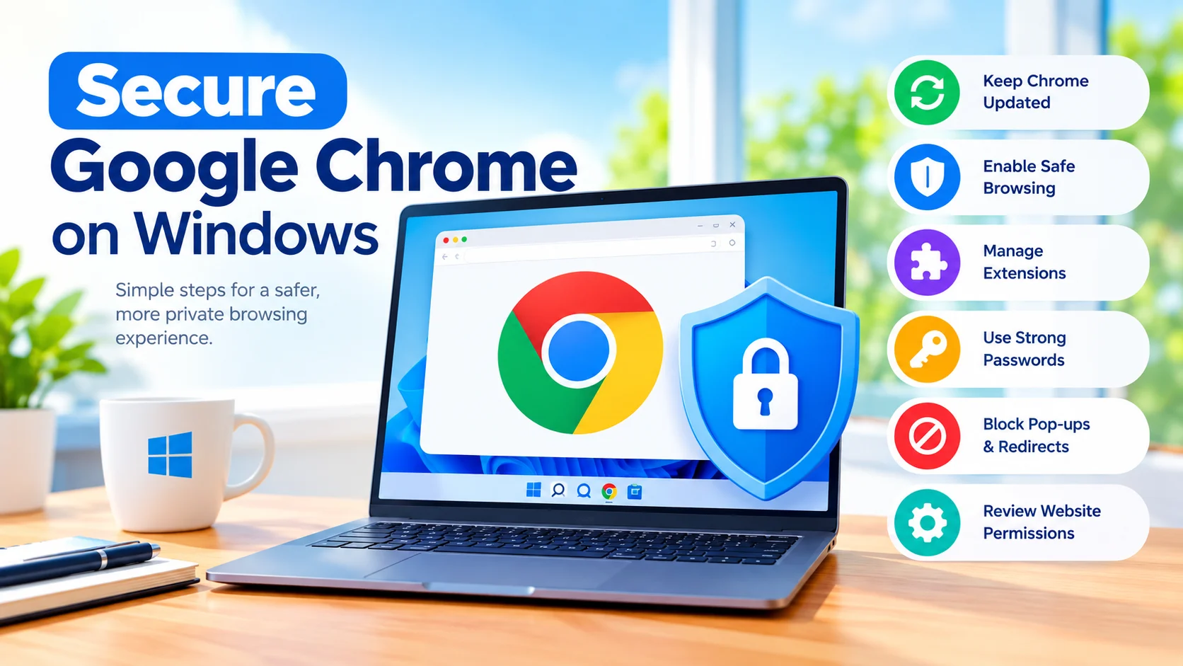 Secure Google Chrome on Windows