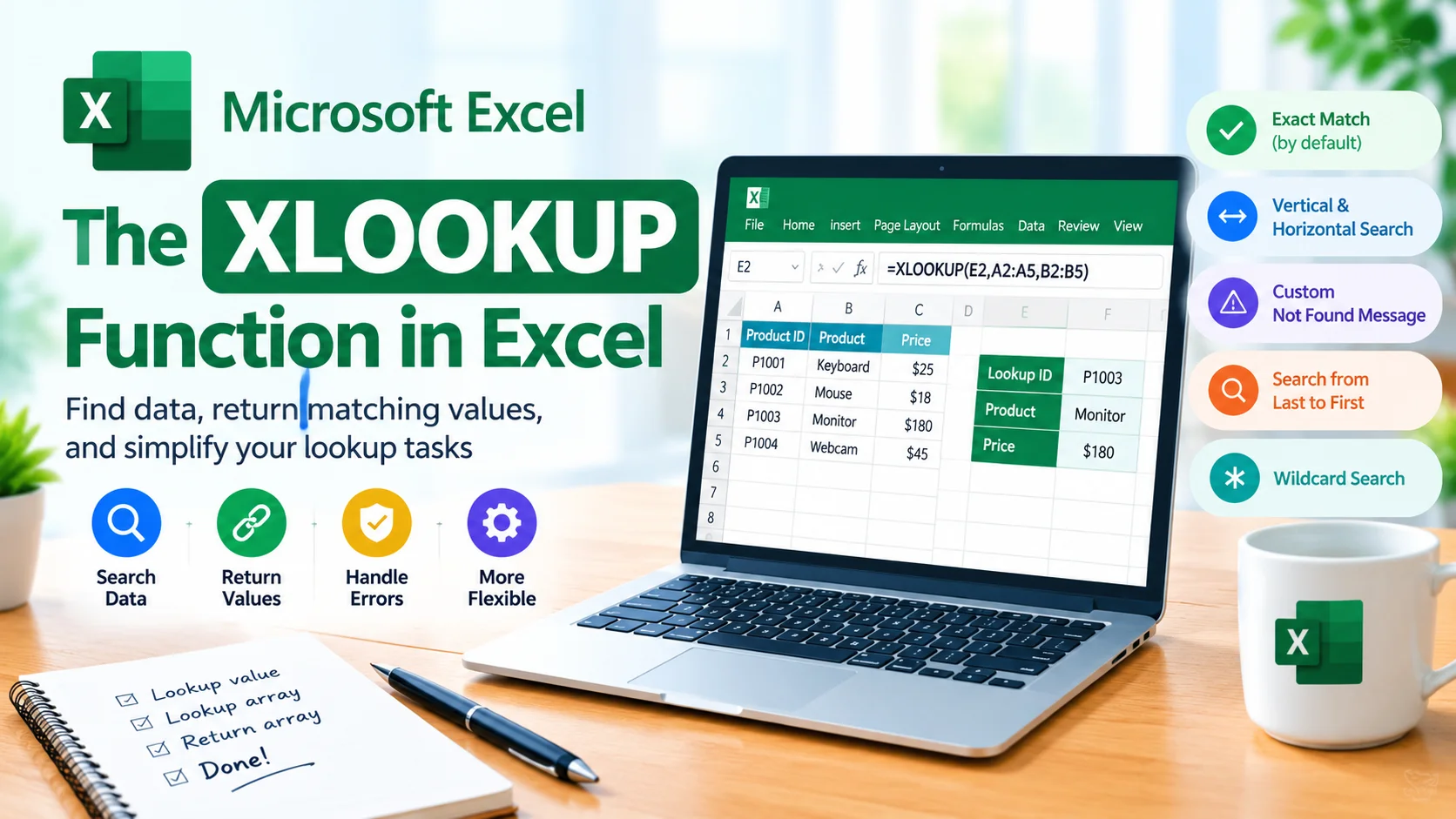 The XLOOKUP Function in Microsoft Excel