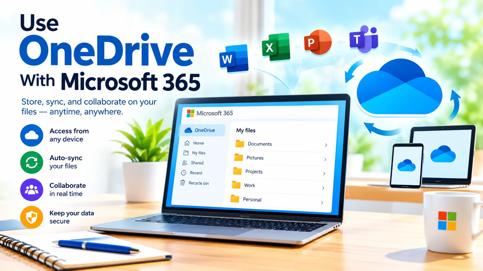 Use OneDrive With Microsoft 365: Easy File Management Guide! Use OneDrive With Microsoft 365