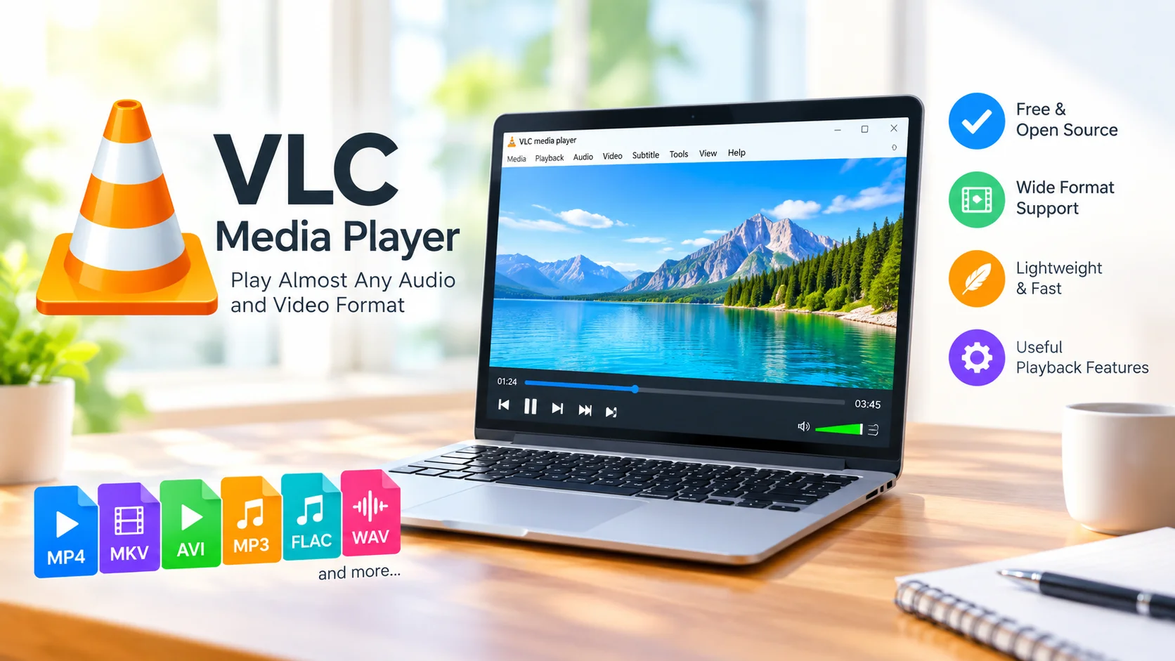 VLC Media Player: Free and Lightweight Media Player VLC Media Player: Free and Lightweight Media Player
