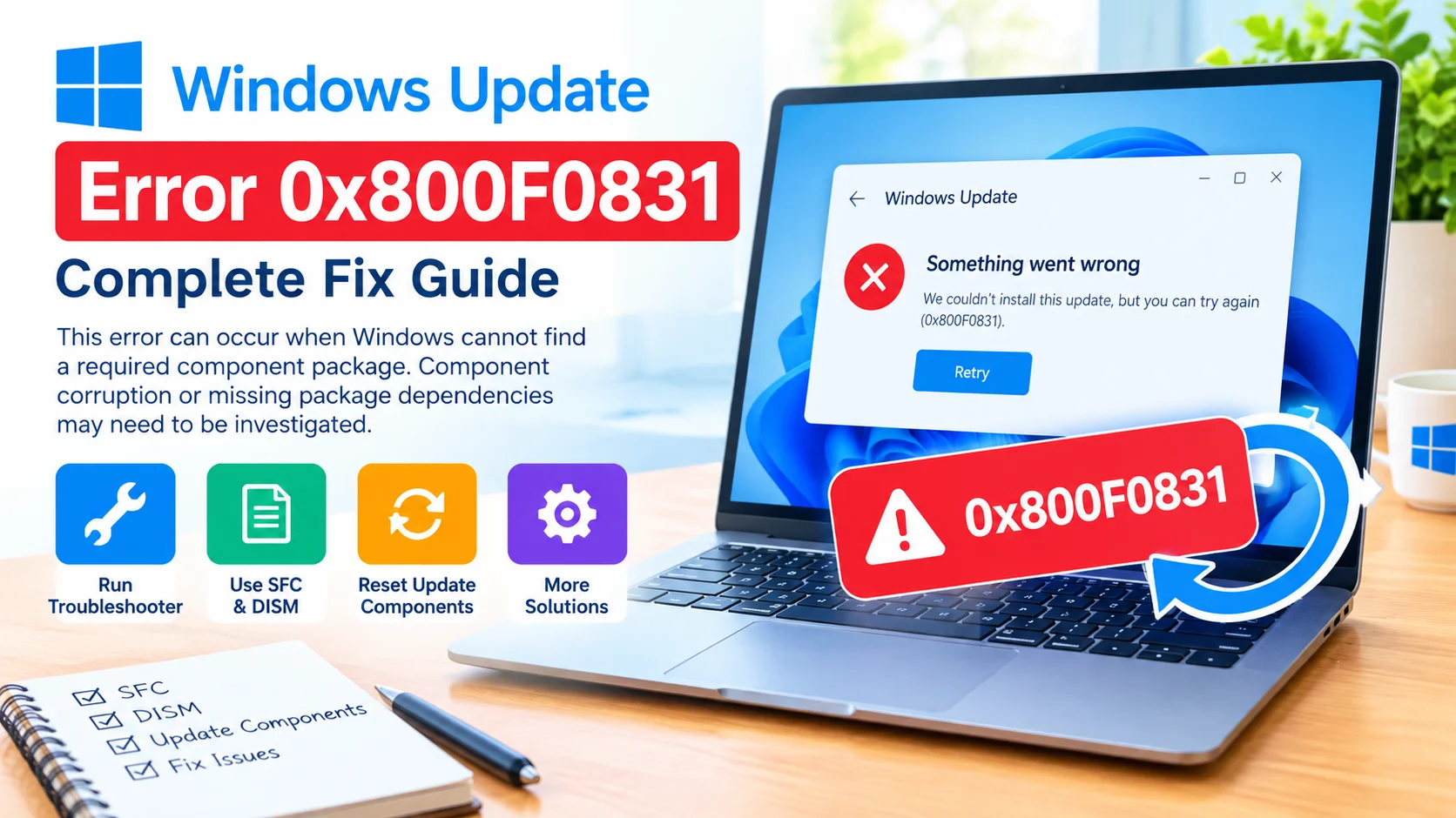 Windows Update Error 0x800F0831