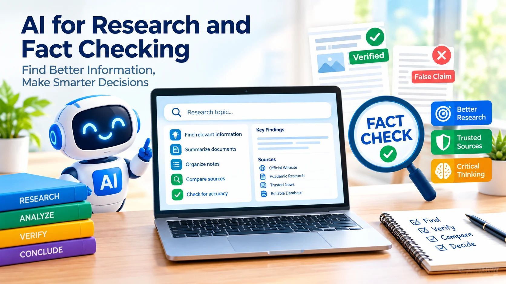 AI for Research and Fact Checking