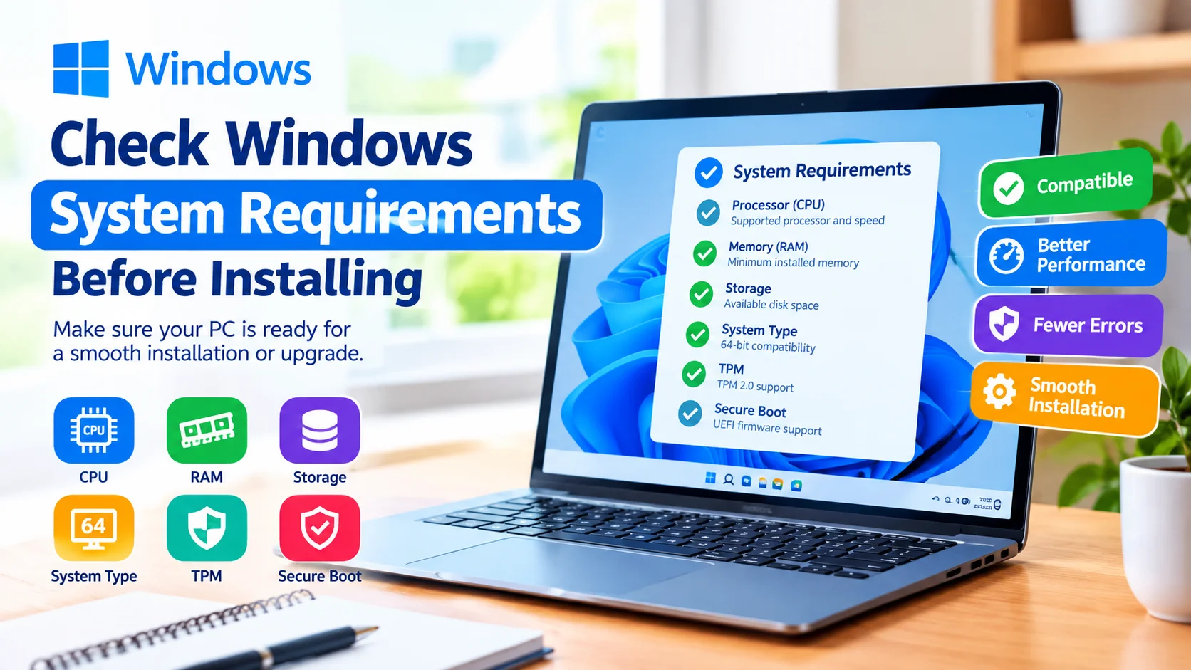 Check Windows System Requirements Before Installing