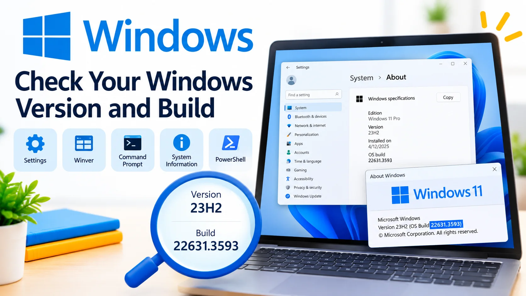 Check Your Windows Version and Build Check Your Windows Version and Build