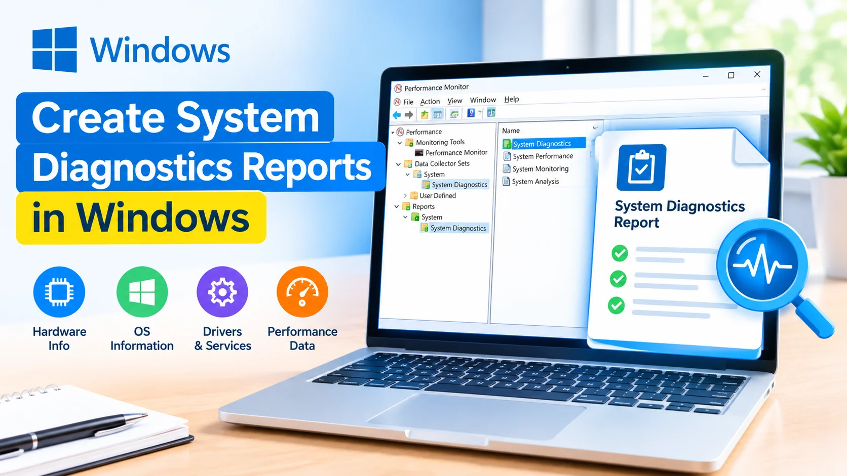 Create System Diagnostics Reports in Windows Create System Diagnostics Reports in Windows