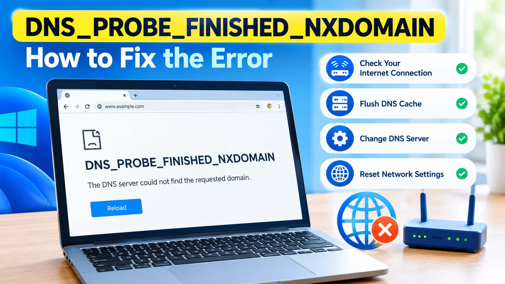 DNS_PROBE_FINISHED_NXDOMAIN