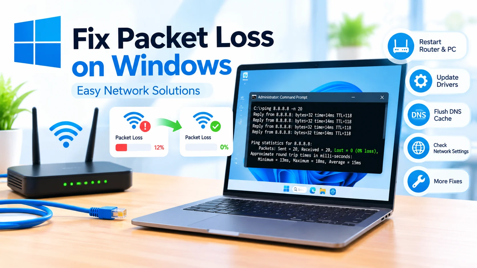 Fix Packet Loss on Windows