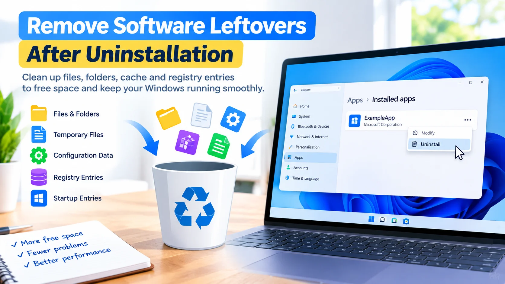 Remove Software Leftovers After Uninstallation in Windows